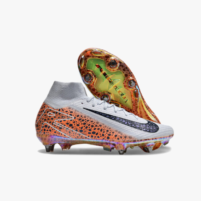 Chuteira de Campo Nike Mercurial Superfly 10 Elite Branca Trava Mista