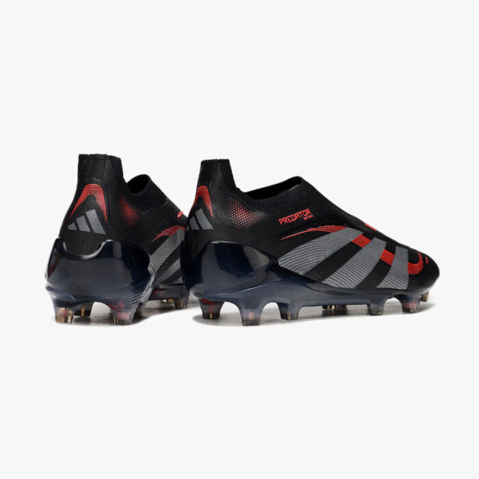 Chuteira de Campo Adidas Predator 25 Elite Preta Sem Cadarço - Image 4