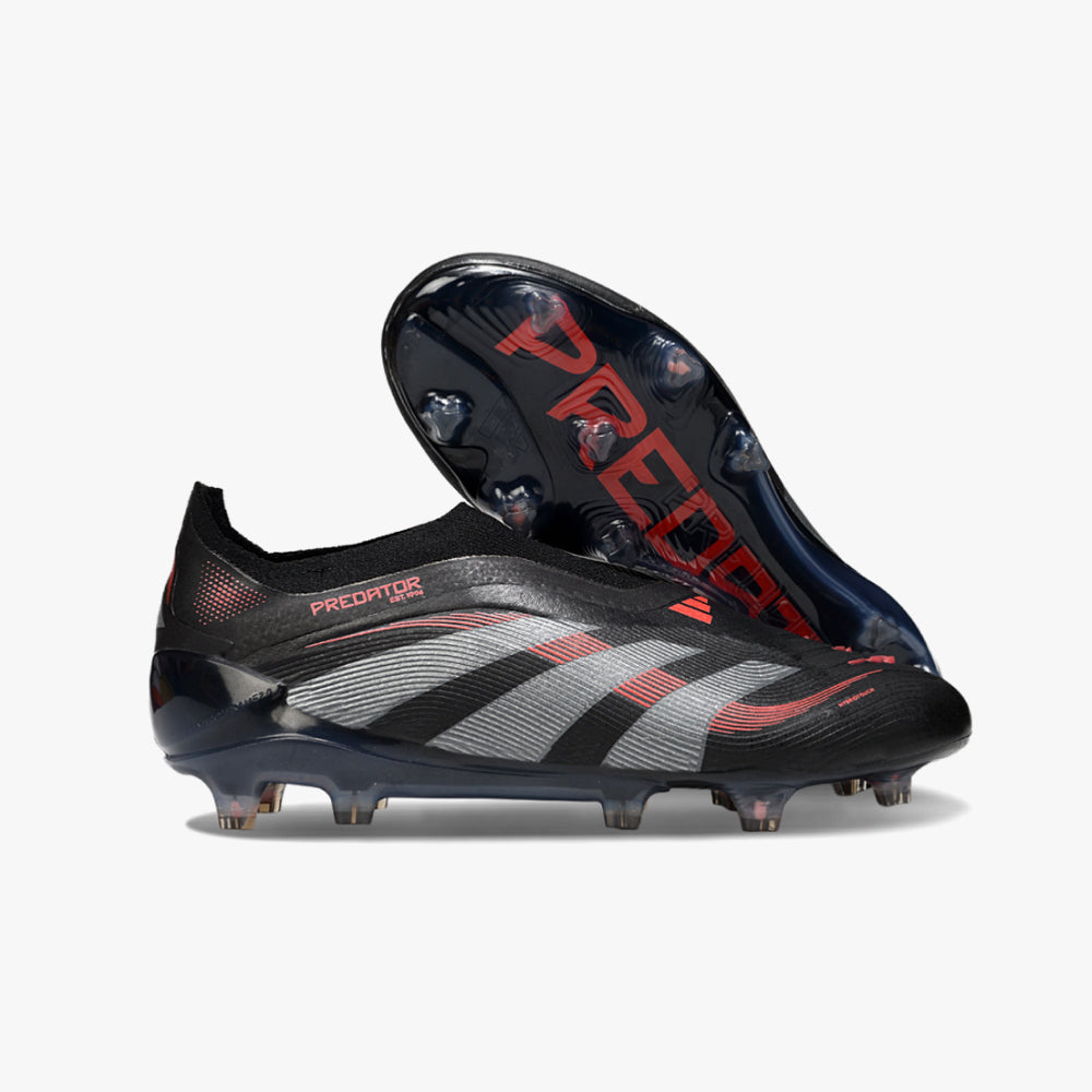 Chuteira de Campo Adidas Predator 25 Elite Preta Sem Cadarço