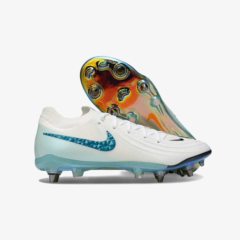 Chuteira de Campo Nike Phantom GX 2 Elite Branca Trava Mista