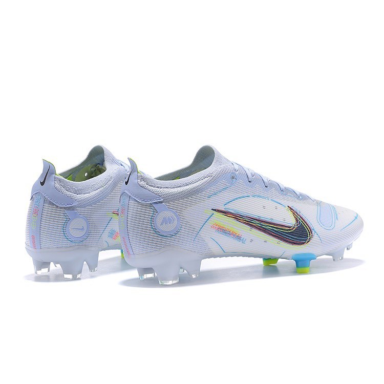 Chuteira Profissional de Campo Nike Mercurial Vapor 14 FG Elite Branca